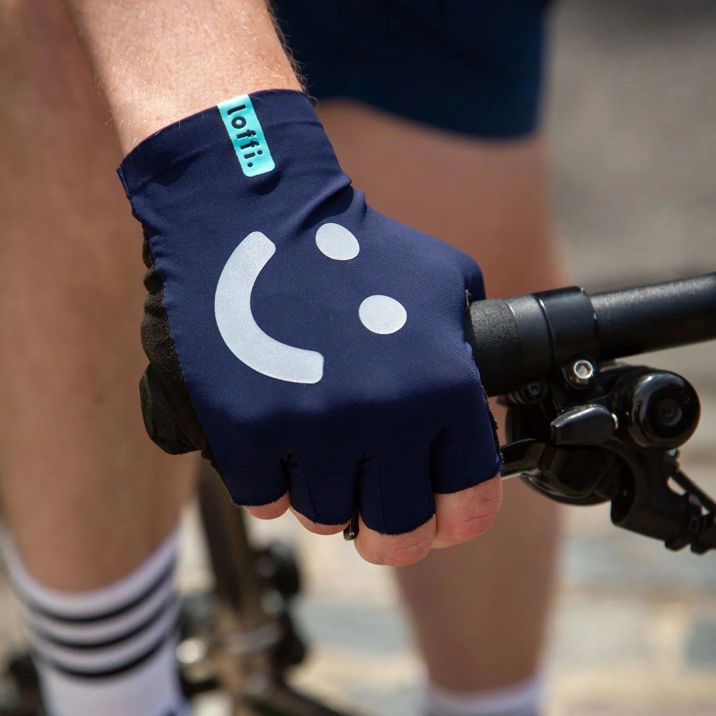 loffi handschuhe Adult Unisex Summer Short Finger Cycling Gloves