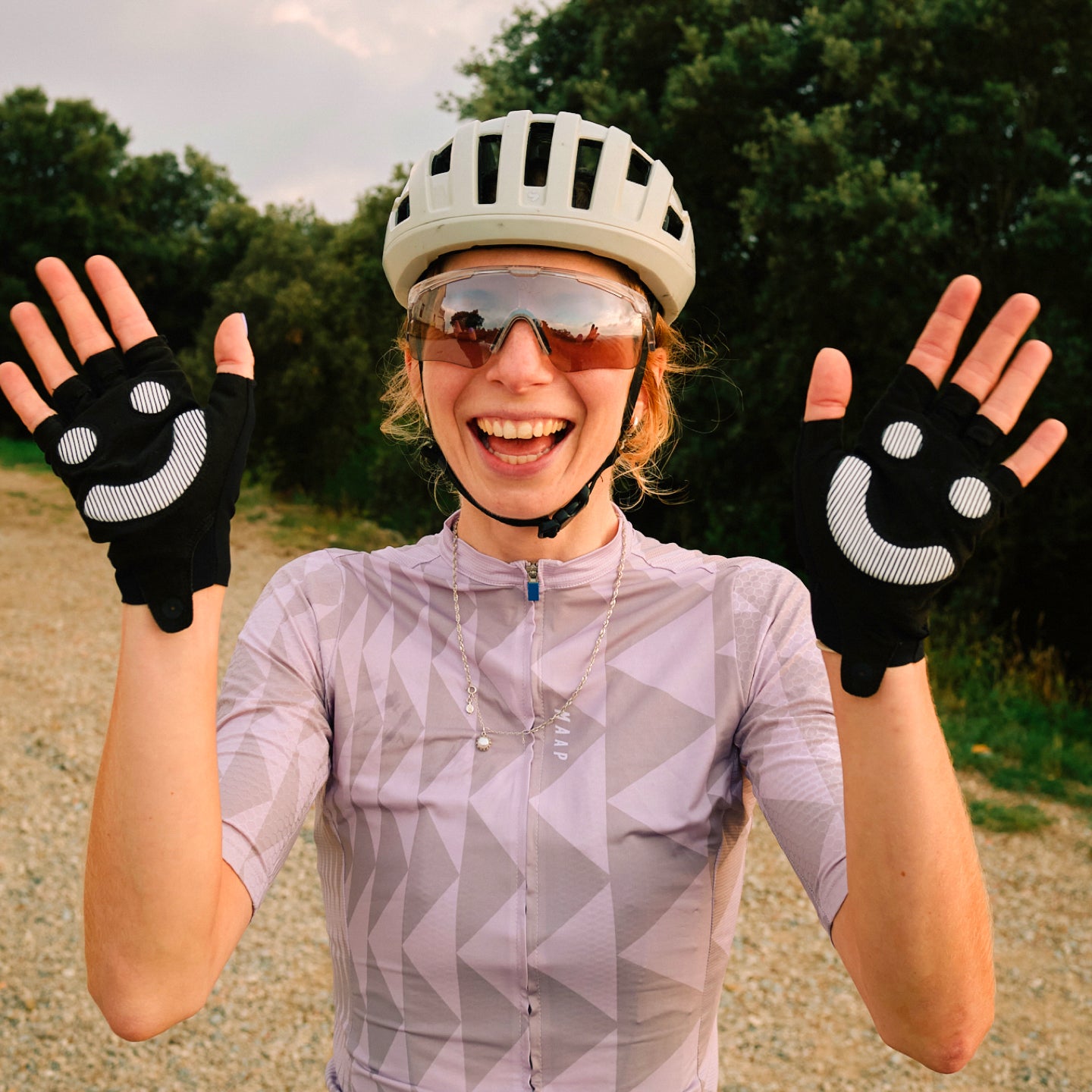 loffi handschuhe Adult Unisex Summer Short Finger Cycling Gloves